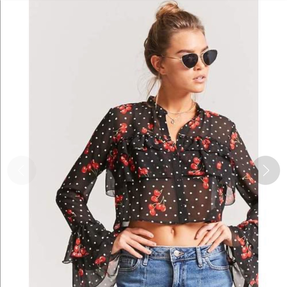 Sheer blouse